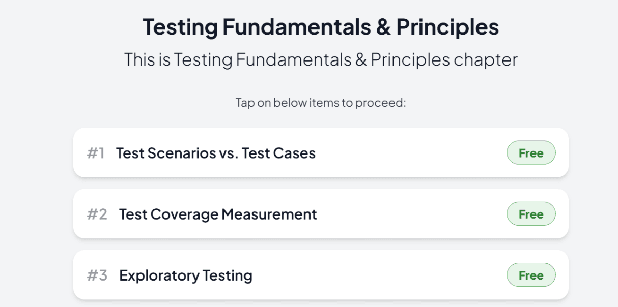 Role-specific interview preparation dashboard for different tech positions